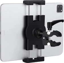 Boat Helm Tablet Holder, Marine Boat Handle Bar Pole Mount, 360°Rotation Clamp N