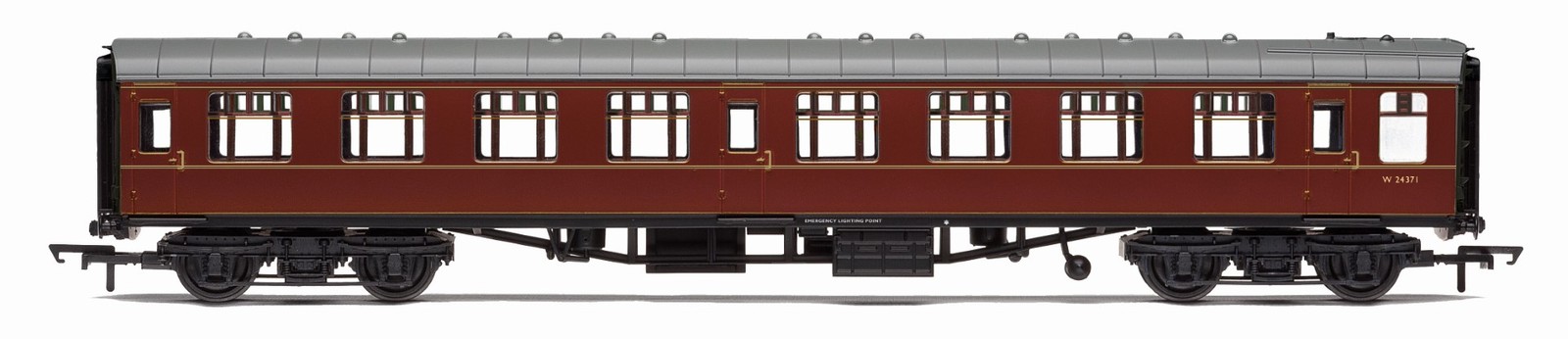 Hornby R40506 OO Gauge BR Mk1 Second Corridor SK Coach BR Maroon W24371