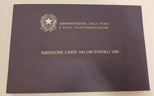 EMISSIONE CARTE VALORI POSTALI 1986 - Libretto Completo