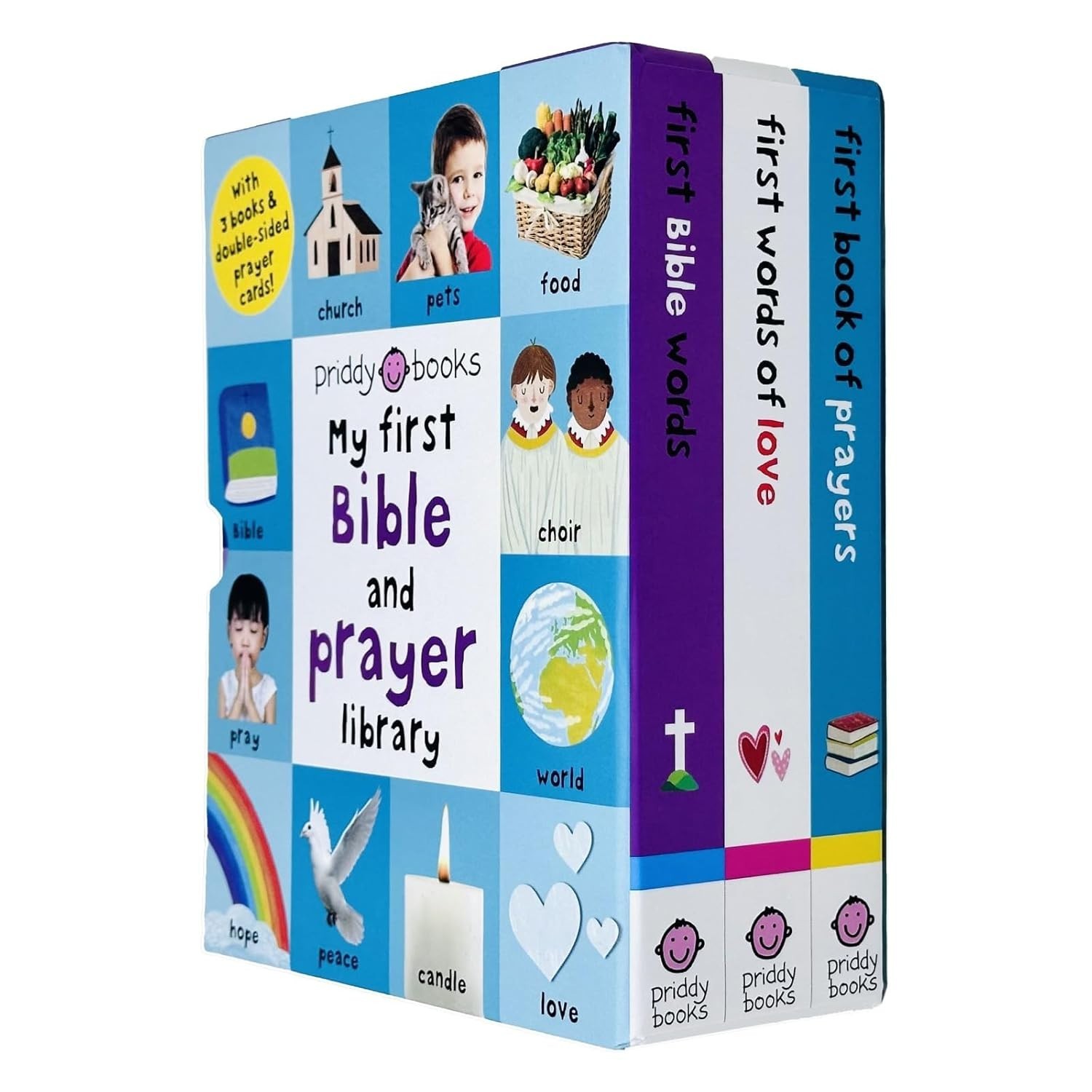 My First Bible and Prayer Library 3 Board Books Collection Set By Roger Priddy