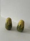 Vintage Shawnee Pottery Corn King  3.25" Salt & Pepper Shakers 2/3 holes