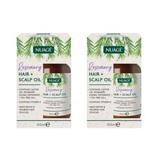 Nuage Rosmarin Haar- & Kopfhautöl 100ml mit Vitamin E & Rizinusöl - 2er Pack