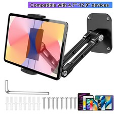 Tablet Wall Mount Holder 360  Rotating for 4.7-12.9"iPad Pro Air Mini Galaxy Tab