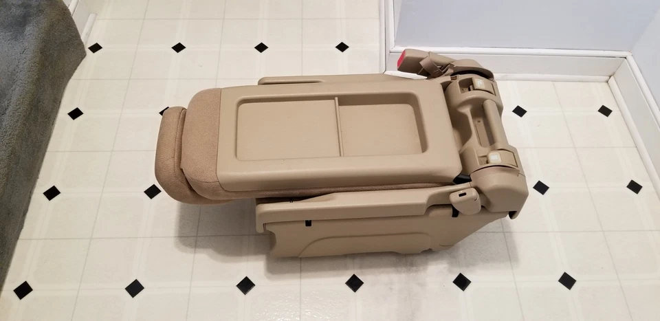 Honda Odyssey LX/EX 2005-2010 segunda fila asiento central medio tela tostada/marrón Foto 3 de 4