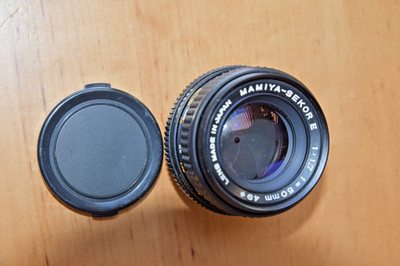 Objektic MAMIYA-SEKOR E  1:1.7 f=50mm