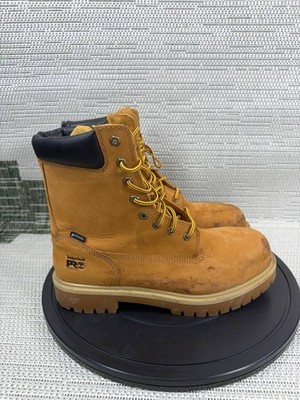 Timberland Pro Boots Mens Size 13 Wide Direct Attach Steel Toe Work Wheat Nubuck