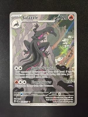 salazzle pokemon card value GX - Burning Shadows Pokmon 132/147 If this Pokemon evolved from Salandit during this turn Pokemon TCG - Salazzle 224/217
