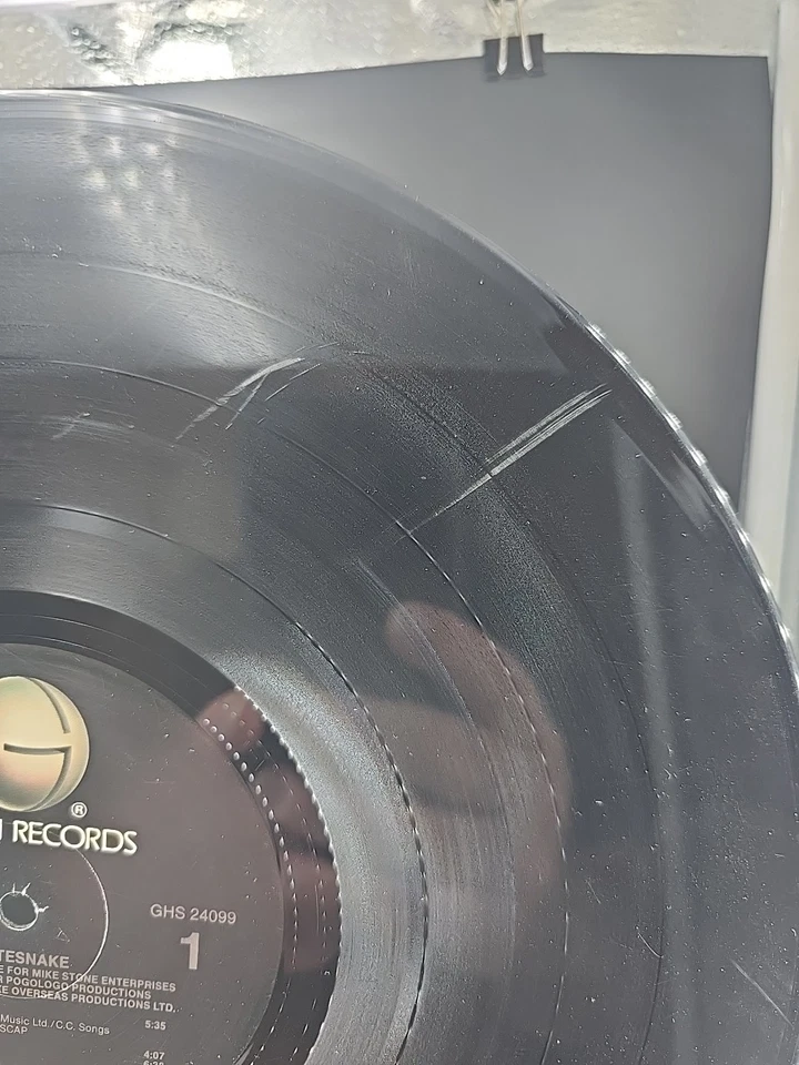 WHITESNAKE S/T self-titled OG LP 1987 Geffen VG RECORD ONLY - NO COVER! Foto 2 de 4
