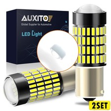 AUXITO 1/2Pair 1156 7506 LED 102 SMD Reverse Back Up Light Bulbs 6000K Super Bri