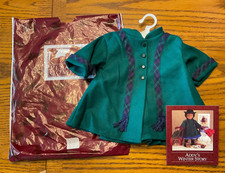 Pleasant Company American Girl Addy Green Winter Coat in Bag w/ Booklet 1995 HTF