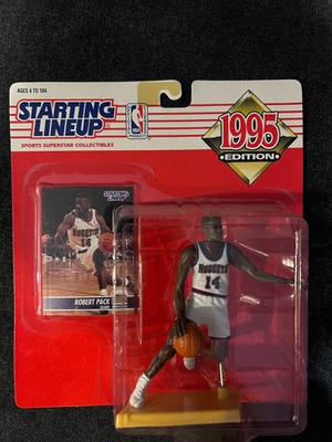 #ad #ad 1995 ROBERT PACK Starting Lineup w Card NEVER OPENED FACTORY SEALED Card🏀🏀🏀 $11.99