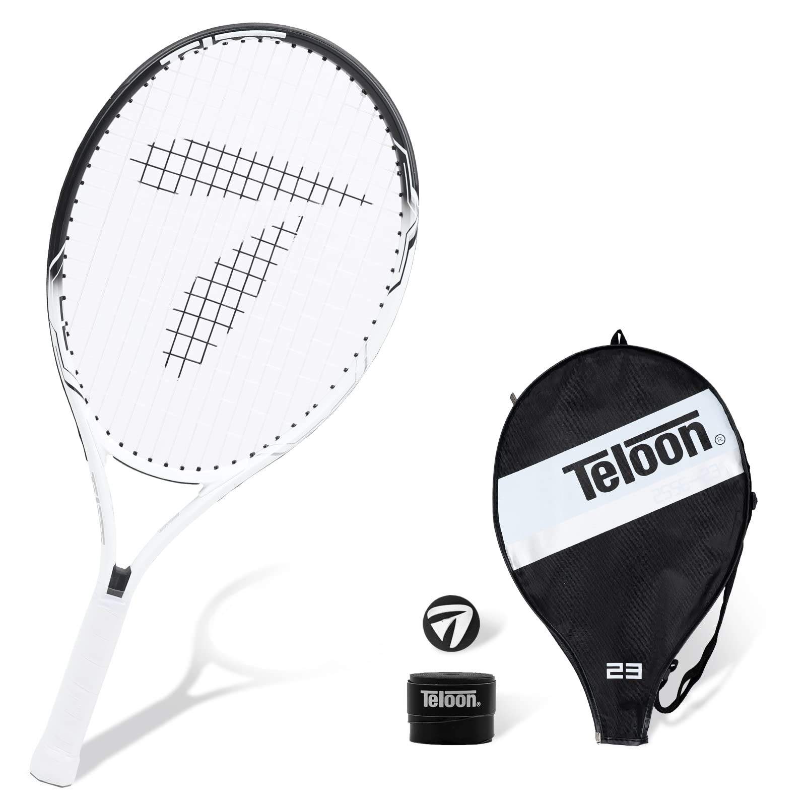 Kid Tennis Rackets (23, Black-White)