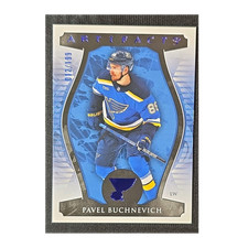 Upper Deck Artifacts Royal Blue Pavel Buchnevich #25 St. Louis Blues /199
