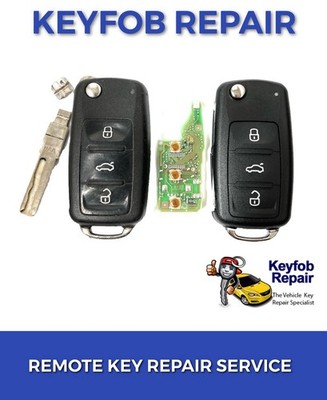 VW Caddy Golf Touran Tiguan T4 Multivan Transporter flip key fob repair fix case
