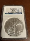 2013 Silver Eagle NGC MS69 Early Releases Blue Label