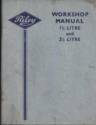 RILEY RMA,RMB,RME,RMF,1.5 & 2.5 ORIGINAL FACTORY WORKSHOP MANUAL 1945-1957