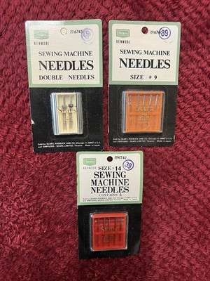 Lot Of 3 New Vintage SEARS KENMORE Sewing Machine Double Needle 6745 #14 #9