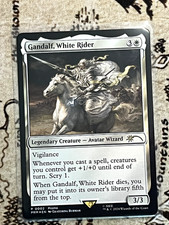 Gandalf, White Rider - Unique & Miscellaneous Promos - 2 - Lightly Played Foil 
