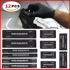 12x Sanding Block Kit Flexible EVA Wet Dry Sa...