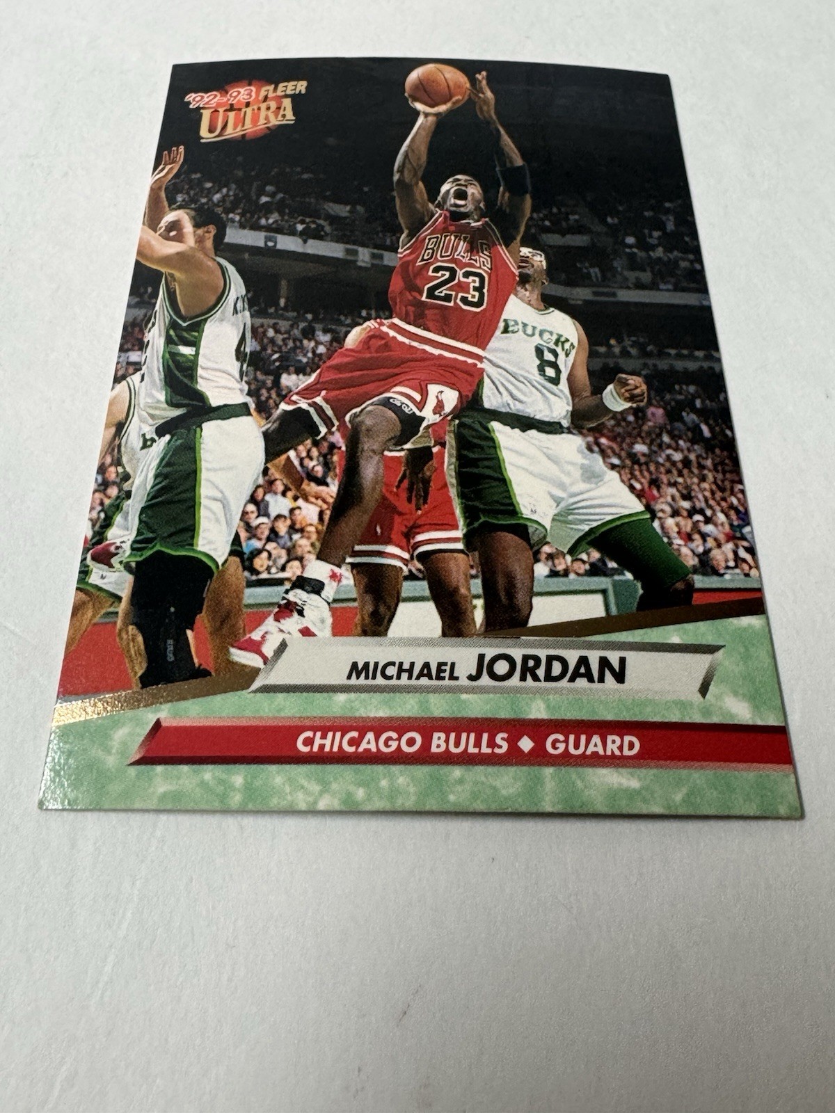 1992-93 Fleer Ultra - Michael Jordan #27 Chicago Bulls NBA Basketball Card HOF