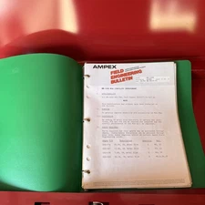 Vtg Ampex mm-1200 field engineering bulletin no 60984 Manual