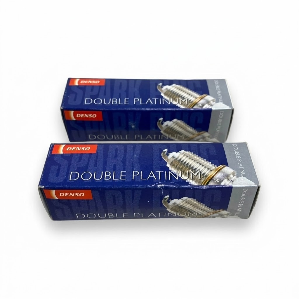 2-Pack DENSO PK22PR11 Double Platinum Spark Plugs Resistor 0.043 5/8 Hex
