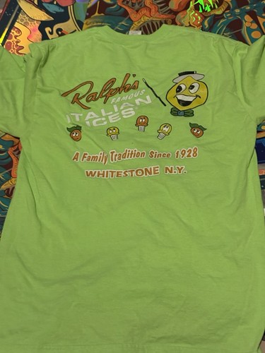 Ralph’s Famous Italian Ices Shirt Medium Pete Davidson New York Jersey NYC NJ