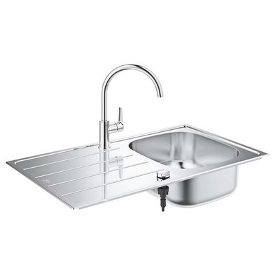 Grohe K200 Bau-Spüle BauEdge Küchenarmatur Küchenspüle hoher Auslauf 1838945