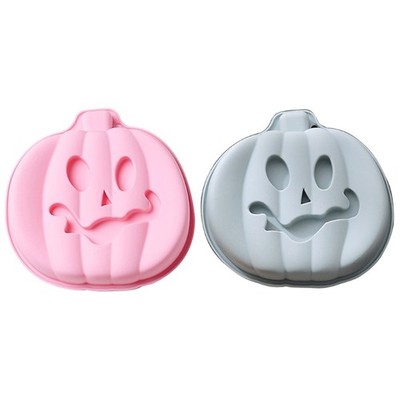 3D Halloween Pumpkin Silicone Mold Cake Baking Mold for Making Fondant Chocolate