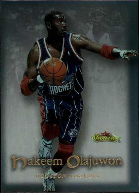 2000-01 Fleer Showcase #75 Hakeem Olajuwon - BSK