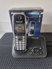 Panasonic KX-TG6621E Cordless Phone with Digital Answering Machine Base working