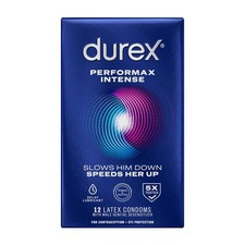 Durex Performax Intense Natural Latex Condoms - 12 Count