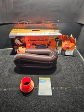 Camco 39761 - RhinoFLEX™ 15' Black Sewer Hose 23 Mil Thickness, Polyolefin