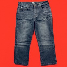 LEE RIDERS ... Midrise Capri   Denim Blue Jeans ... Size 10   LikeNew