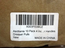 Asidrama 10 Pack 4 Inch(102mm) Brushed Satin Nickel Kitchen Cabinet Handles