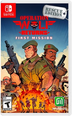 Operation Wolf Returns: First Mission (Import version: North America)   Switch