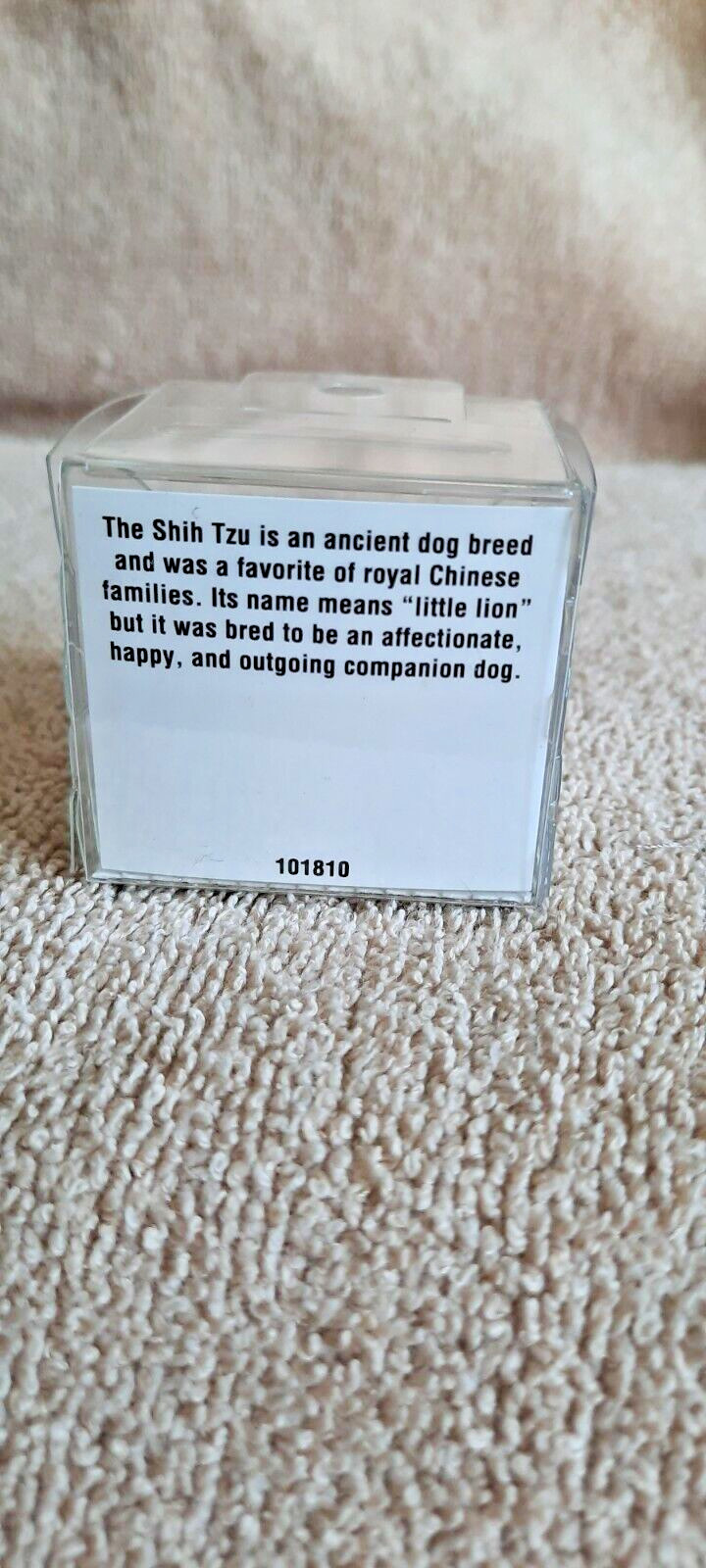 LITTLE CRITTERZ Dog Shih Tzu "Sultan" Miniature Figurine New FREE SHIPPING LC810