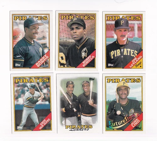 1988 Topps MLB Pittsburgh Pirates Team Set (27 Cards) BARRY BONDS, BOBBY BONILLA