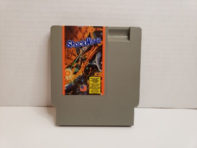 Shockwave Nintendo Entertainment System NES Tested, Clean, 1990
