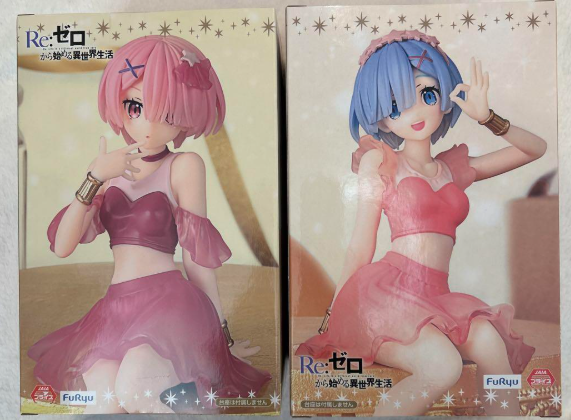 FuRyu Re:Zero Noodle Stopper Figure Rem & Ram Twinkle Party