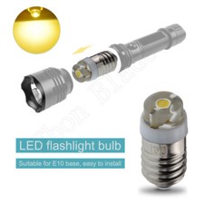 Warmweiß E10 0.5W Schraubsockel LED Birne 1.2V 1.5V 2.2V 2.5V 3V DC Licht Lampe
