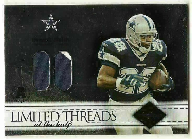 2004 Leaf Limited EMMITT SMITH THREADS At the Half #8/50 COWBOYS JERSEY  PRIME