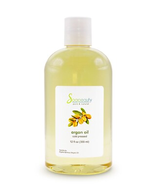 Argan Oil Moroccan Refined 100% Pure & Natural Cold Pressed 12 fl oz