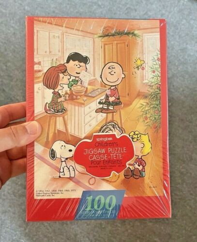 PEANUTS LINUS PUZZLE & METAL TIN 100 Pcs. 15” X 11.25” NEW | eBay