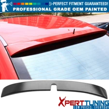 For 01-07 Benz W203 C Class RL Style ABS Unpainted Black Rear Roof Spoiler Wing