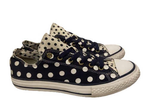 spotty converse trainers
