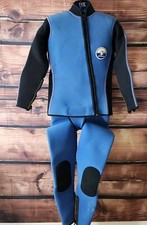 SAS Sub Aquatic Suits Womens Size S/M Wetsuit 2 Piece Full Length Aqua Scuba