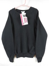 Vintage Girls Small Strudy Sweats by LEE sweatshirt Black Made in USA