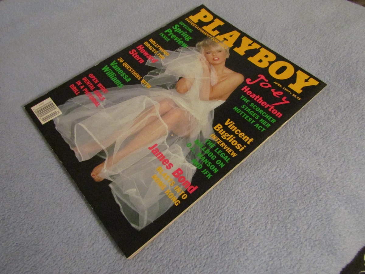 Playboy With JOEY HEATHERTON Cover; April 1997; Collector's Item! | eBay