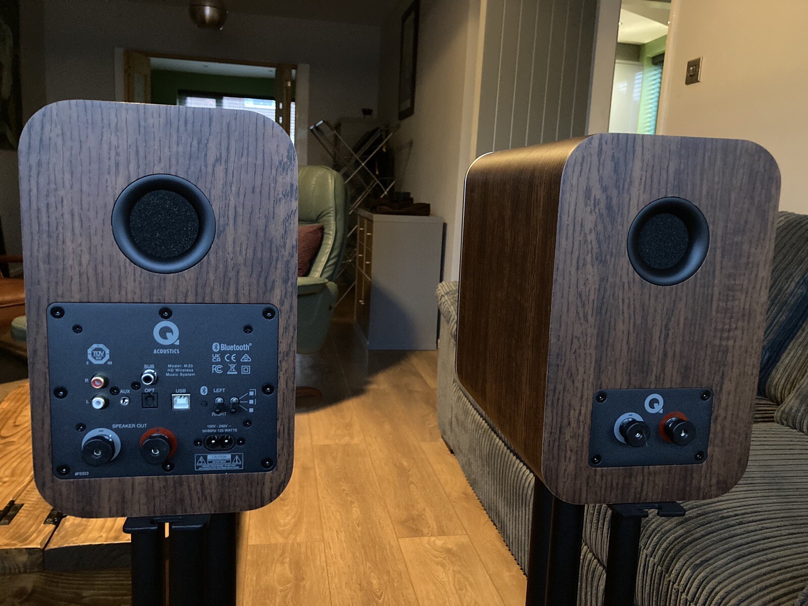 Q Acoustics M20 HD speakers with floor stands eBay